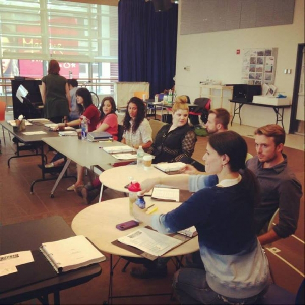 Photo Flash: In Rehearsal for IF/THEN with Idina Menzel, LaChanze, Anthony Rapp & More! Image