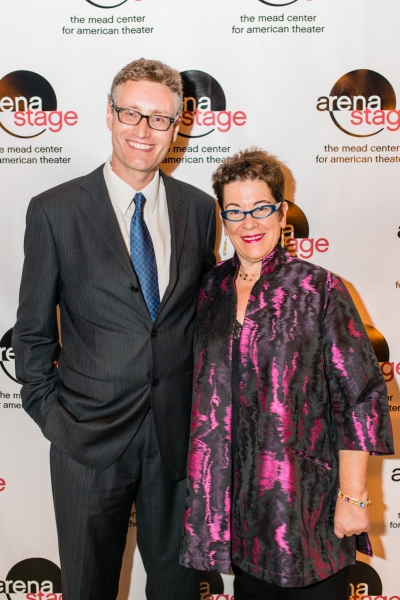 Playwright Eric Coble and Artistic Director Molly Smith  Photo