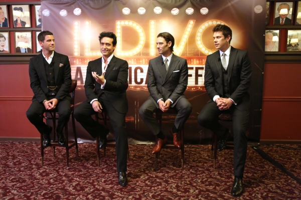 Sebastien Izambard, Carlos Marin, Urs Buhler and David Miller from IL DIVO at 