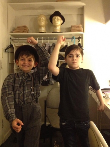 Photo Flash: Saturday Intermission Pics, Sept 21 - Goodspeed's MOST HAPPY FELLA Bares It All, KINKY BOOTS Preps for Broadway Flea and More! Image