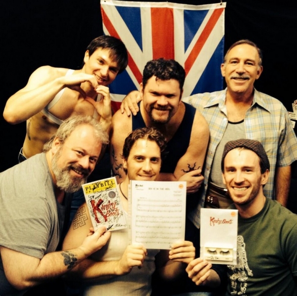 Photo Flash: Saturday Intermission Pics, Sept 21 - Goodspeed's MOST HAPPY FELLA Bares It All, KINKY BOOTS Preps for Broadway Flea and More! Image