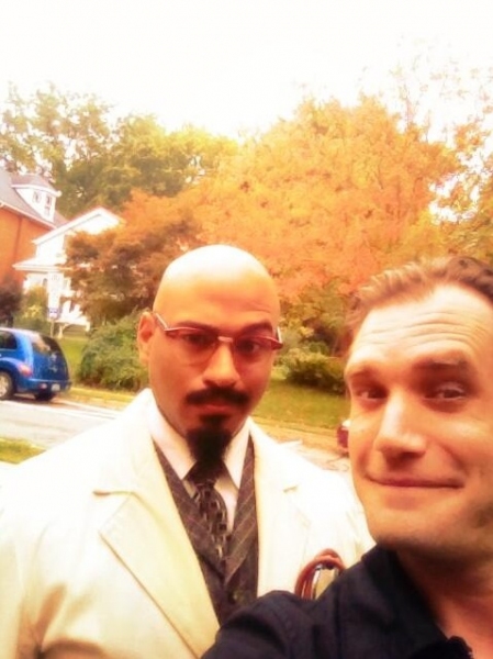 Photo Flash: Saturday Intermission Pics, Sept 21 - Goodspeed's MOST HAPPY FELLA Bares It All, KINKY BOOTS Preps for Broadway Flea and More! Image