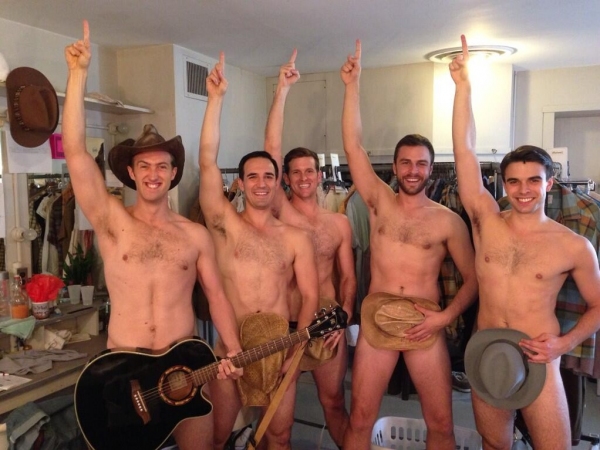 Photo Flash: Saturday Intermission Pics, Sept 21 - Goodspeed's MOST HAPPY FELLA Bares It All, KINKY BOOTS Preps for Broadway Flea and More! Image