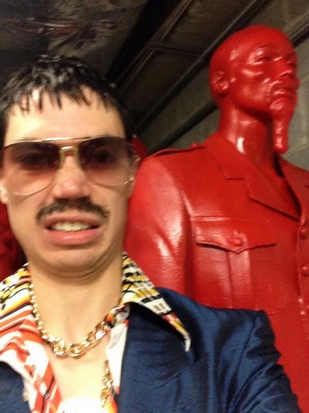 Photo Flash: Saturday Intermission Pics, Sept 21 - Goodspeed's MOST HAPPY FELLA Bares It All, KINKY BOOTS Preps for Broadway Flea and More! Image