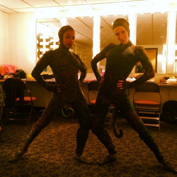 Photo Flash: Saturday Intermission Pics, Sept 21 - Goodspeed's MOST HAPPY FELLA Bares It All, KINKY BOOTS Preps for Broadway Flea and More! Image