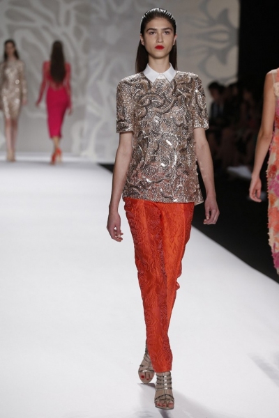Photo Coverage: Monique Lhuillier S/S 2014 Collection Preview! Image