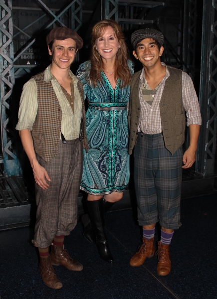 Photo Coverage: THE LITTLE MERMAID's Jodi Benson Visits NEWSIES! Image