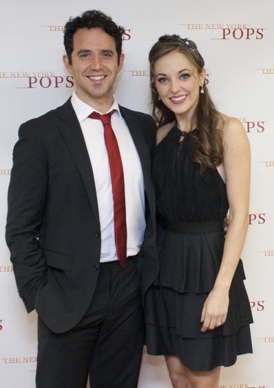 Photo Coverage: Laura Osnes & Santino Fontana Sing at NY Pops Benefit Concert  Image