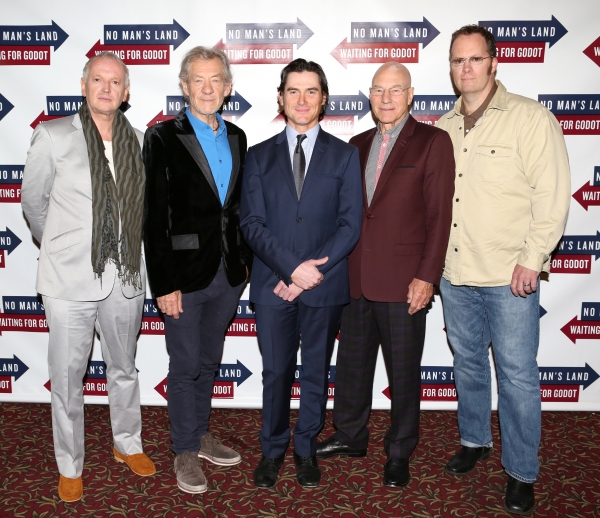 Director Sean Mathias, Ian McKellen, Billy Crudup, Patrick Stewart & Shuler Hensley Photo