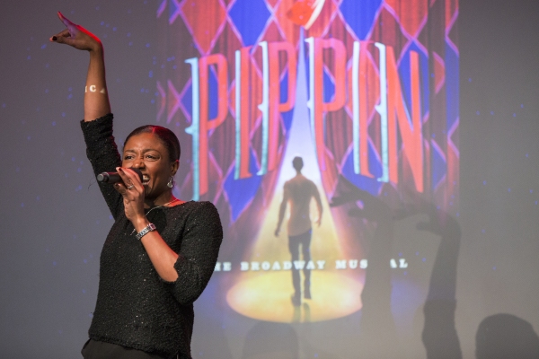 Photo Coverage: Patina Miller, Matthew James Thomas & PIPPIN Cast Perform at Apple Store Image