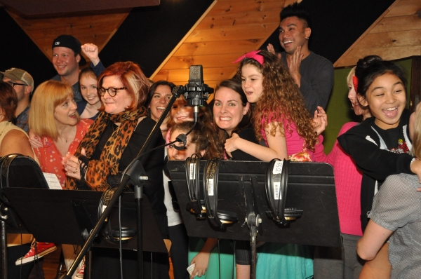 Exclusive Photo Coverage: Faith Prince & the Orphans of ANNIE Sing Carols For A Cure Image