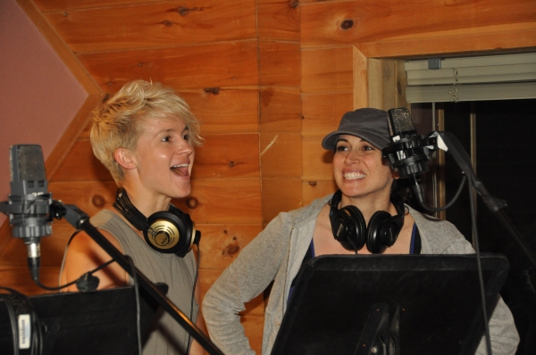 Exclusive Photo Coverage: MATILDA's Leading Ladies Record for Carols For A Cure! 