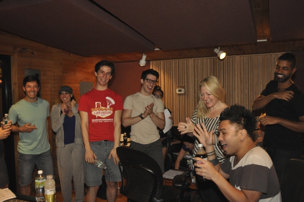 Exclusive Photo Coverage: MATILDA's Leading Ladies Record for Carols For A Cure! Image