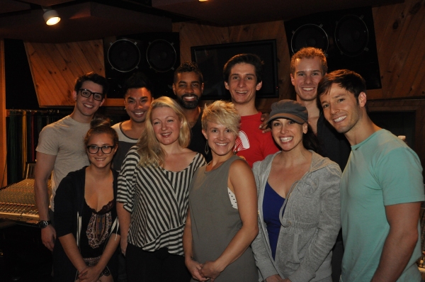 Exclusive Photo Coverage: MATILDA's Leading Ladies Record for Carols For A Cure! Image