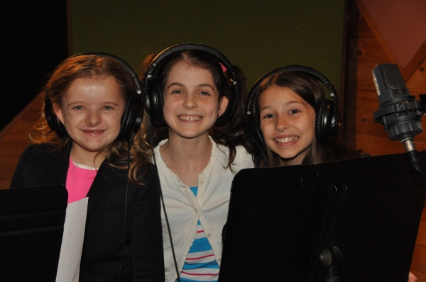 Exclusive Photo Coverage: MATILDA's Leading Ladies Record for Carols For A Cure! Image