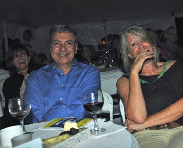 Dr. Silvana Spertus, renowned architect and artist, Arturo Palumbo and DWI Event Chai Photo