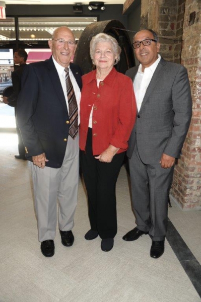 Former Mayor Ernie Strada, Mary Ann Strada, Cyrus Hakakian Photo