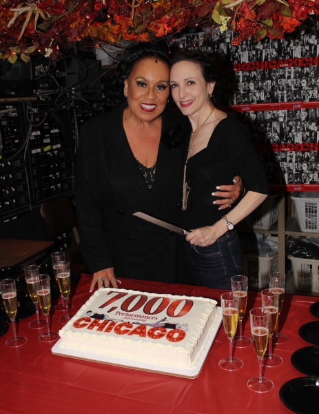 Photo Coverage: Bebe Neuwirth, Bianca Marroquin & Cast of CHICAGO Celebrate 7,000th Performance Image
