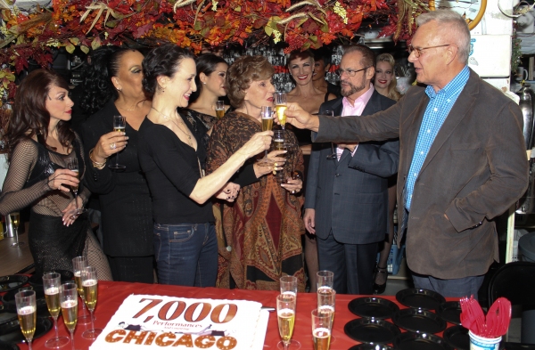 Photo Coverage: Bebe Neuwirth, Bianca Marroquin & Cast of CHICAGO Celebrate 7,000th Performance Image