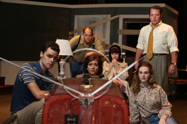 The cast of New Line Theatre''s ''Night of the Living Dead,'' 2013. L-R, Joseph McAnu Photo