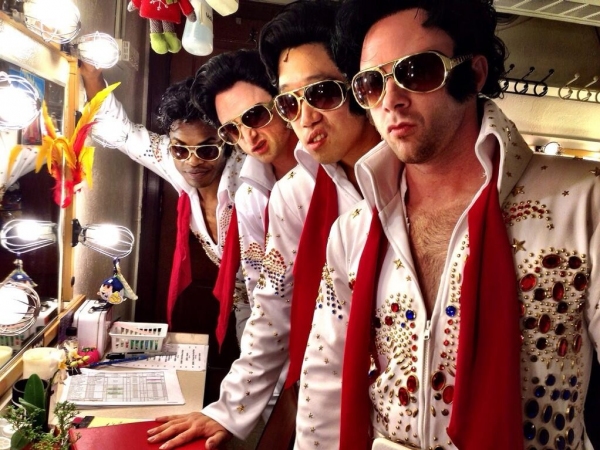 Photo Flash: Saturday Intermission Pics, Sept 28 - The Elvises of HONEYMOON IN VEGAS, JUNGLE BOOK Does BREAKING BAD and More! Image