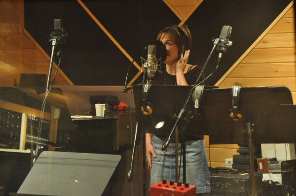 Exclusive Photo Coverage: In the Recording Studio with the Cast of NEWSIES for Carols For A Cure Image