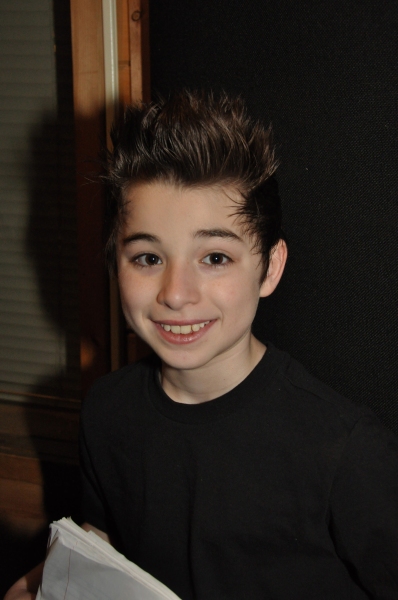 Exclusive Photo Coverage: In the Recording Studio with the Cast of NEWSIES for Carols For A Cure  Image