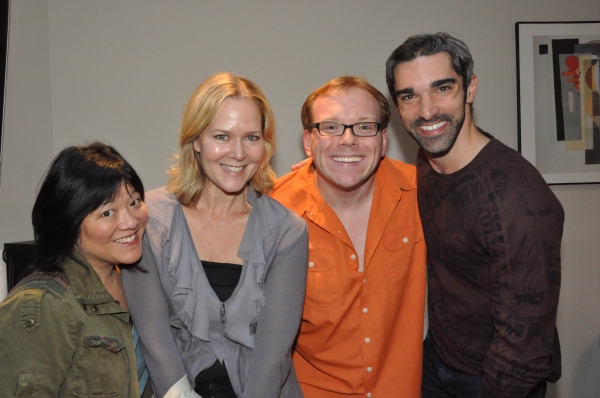 Ann Harada, Rebecca Luker, Richard Rockage (Musical Director) and Peter Nelson Photo