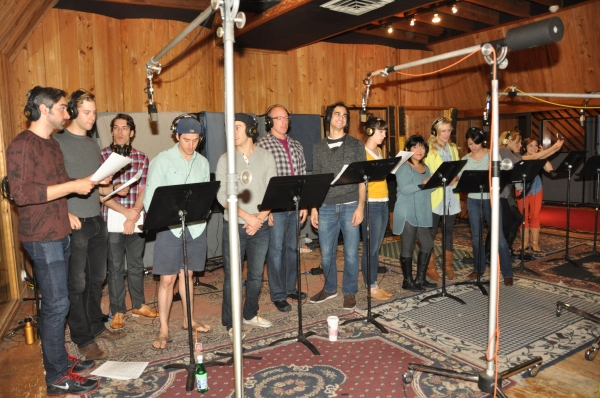 Exclusive Photo Coverage: Laura Osnes, Santino Fontana & CINDERELLA Cast Record Carols For A Cure  Image
