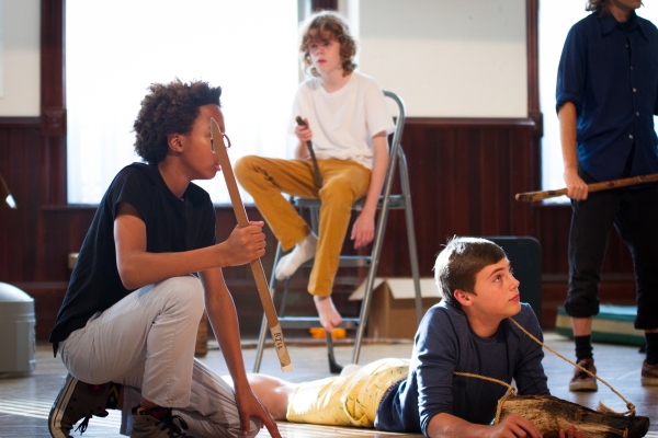 Photo Flash: In Rehearsal with Steppenwolf for Young Adults' LORD OF THE FLIES, Beg. Tonight Image