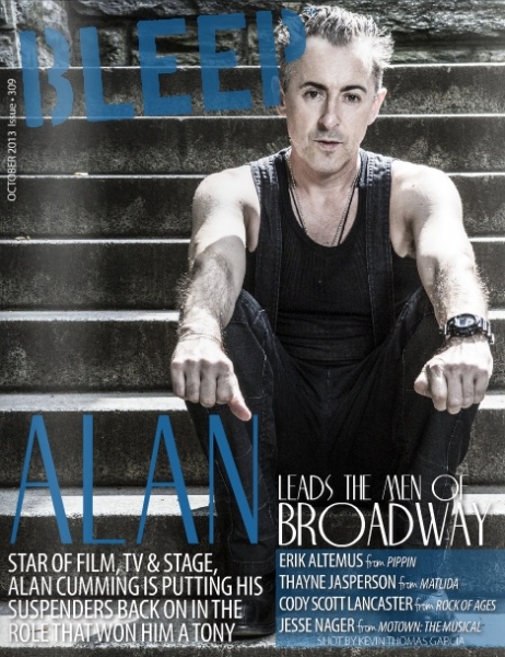 Photo Flash: Alan Cumming on the Cover of BLEEP Magazine's 'Men of Broadway' Issue; Talks CABARET and More! Image