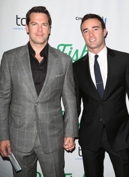 Thomas Roberts and  husband Patrick D. Abner Photo