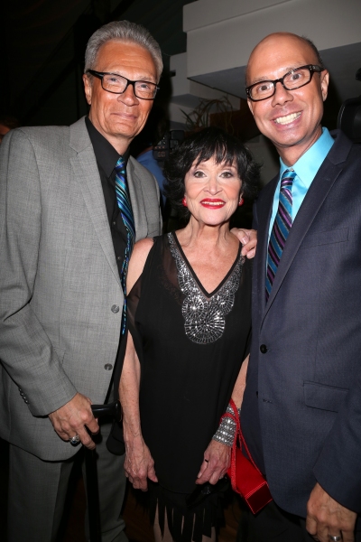 Chita Rivera with her dear friends Preston Ridge and Richard Ridge Photo