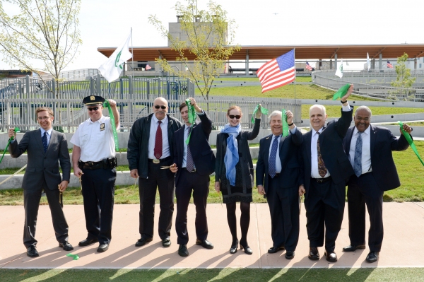 Photo Flash: NYC PARKS CUTS THE RIBBON ON THE SECOND PHASE OF RENOVATIONS TO BUSHWICK INLET PARK 