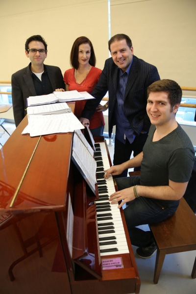 Photo Flash: In Rehearsal with CTG's THE BLACK SUITS; Cast Announced - Jimmy Brewer, Annie Golden and More! Image