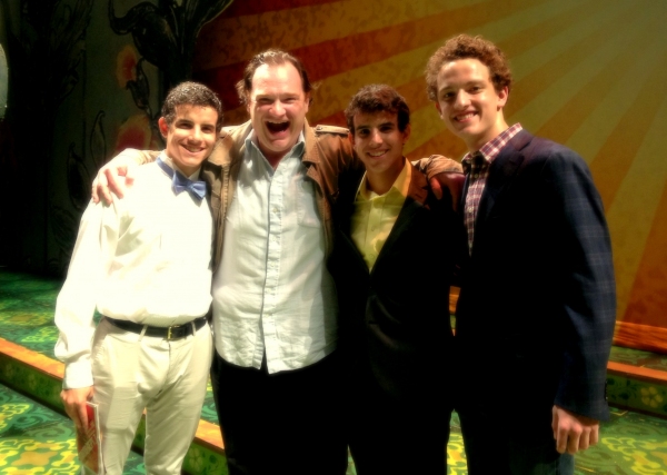 Photo Flash: NEWSIES Cast Members Visit Former Co-Star Kevin Carolan at Huntington's JUNGLE BOOK Image