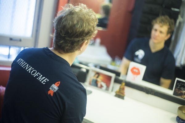 Exclusive Photo Coverage: THE PHANTOM OF THE OPERA  Supports BC/EFA with #Thinkofme Shirts Image
