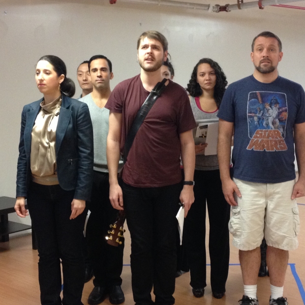 Photo Flash: Sneak Peek at Cast of Beautiful Soup's LIFT in Rehearsal 