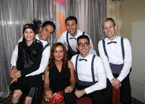 Cast of FOREVER PLAID with Audrey Dickson and Jackie Zeman (General Hospital) Photo