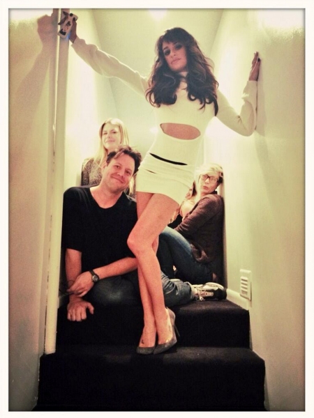 Photo Flash: Lea Michele Hard at Work on Solo Album; Debuts Cover Look on Twitter Image