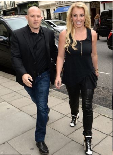 Britney Spears out and about in London. Photo