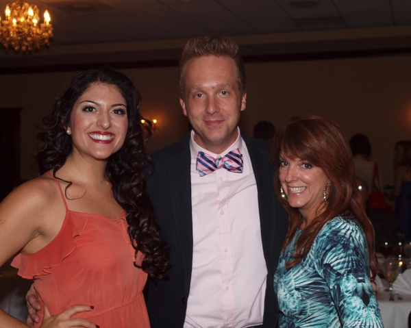 Laleh Khorsandi, Director David F.M. Vaughn, and Choreographer Linda Love Simmons Photo