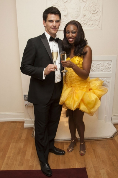 Tristan Gemmill (Frank Farmer) and Beverley Knight (Rachel Marron) Photo