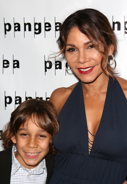 Daphne Rubin-Vega & son Luca  Photo