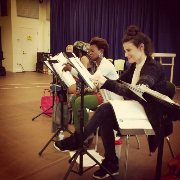 Photo Flash: Idina Menzel, Anthony Rapp & More Featured in New Crop of IF/THEN Rehearsal Shots Image