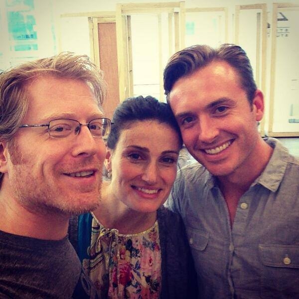 Photo Flash: Idina Menzel, Anthony Rapp & More Featured in New Crop of IF/THEN Rehearsal Shots Image