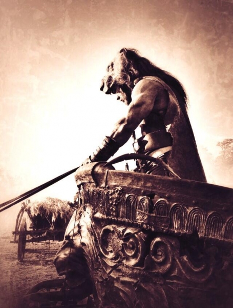 Photo Flash: Dwayne Johnson Wraps HERCULES, Tweets Final Still Image