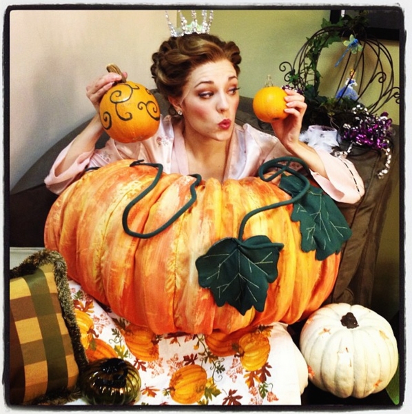 Photo Flash: Saturday Intermission Pics - Oct 19 - Part 2 - CINDERELLA's Laura Osnes Settles into Fall; Plus PIPPIN, NEWSIES & More! Image