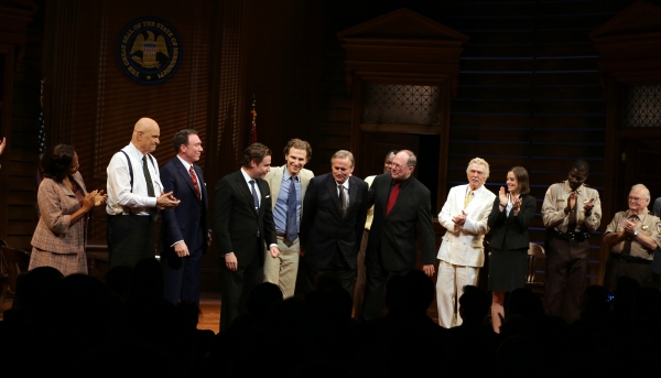 Tonya Pinkins, Fred Dalton Thompson, Patrick Page, Director Ethan McSweeny, Sebastian Arcelus, John Grisham, John Douglas Thompson, Playwright Rupery Holmes, Tom Skerritt, Ashley Williams, Chike Johnson and JR Horne at 