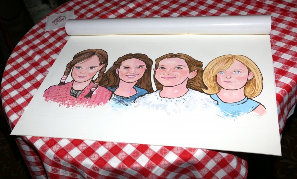 Photo Coverage: MATILDA's Leading Ladies Get Surprise Portrait at Sardi's Image
